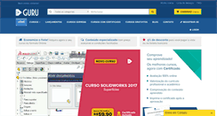 Desktop Screenshot of cursosguru.com.br